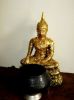 Budda z paseczkami złota